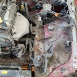 Image of space where airbox was after removal to give access to radiator lower hose.