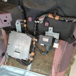 Image of ECU and alarm systems location.