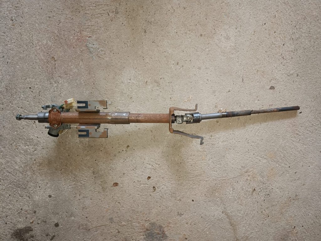 Image of removed steering column.