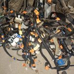 Image of the now removed main wiring harness.