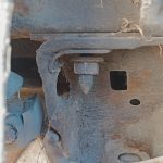 Image of offside rear subframe / body shell fixing #1