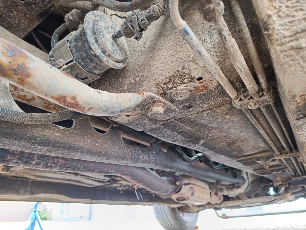 Image of offside rear subframe / body shell fixing #4