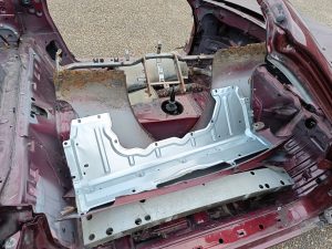 Image of scrap items loaded into the MX5's interior.