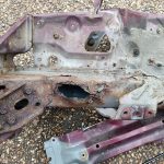 Image of very corroded N/S chassis rail.