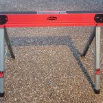 Image of Toolstation saw trestle I'm using to support chassis during build.