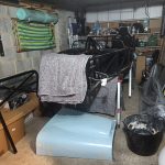 Image of chassis up on the trestles - time to start building!