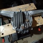 Image of diff housing cleaned & ready to paint.