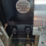 Image of IVA brake bias warning sticker.