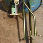 Image of stripped fuel tank assembly ready for modification.