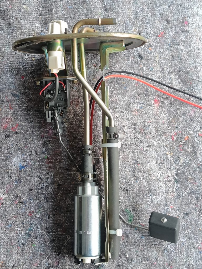 Image of modified fuel pump assembly.