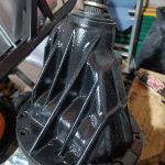 Image of differential 'nose' after final paint top coats.