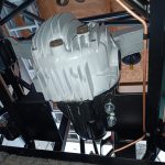 Image of underside of installed differential.