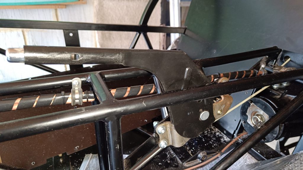Image of installed handbrake lever