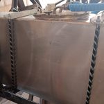 Image of spiral wrap applied to tank fixing rods