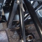 Image of rear tunnel wiring saddles.