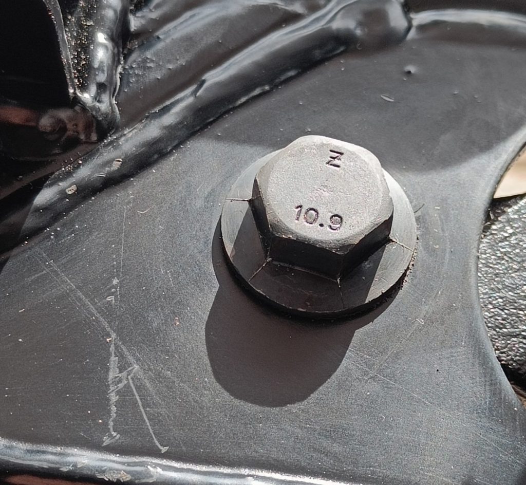 Image of lower ball joint vertcal bolt