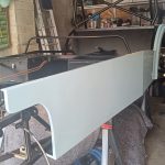 Image of NS side panel in place for trimming