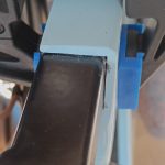 Image of front end of NS side panel after trimming