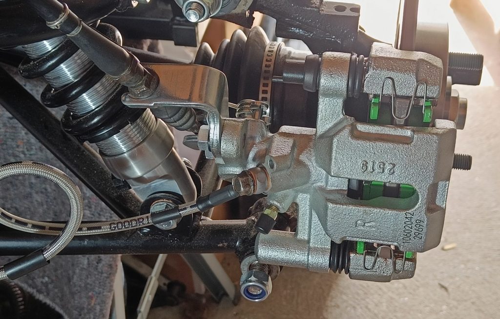 Image of completed OS rear wheel assembly