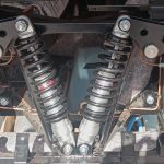 Image of front rockers and coilovers.