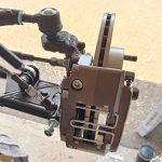 Image of fitted O/S Wilwood brake caliper fand disc.