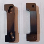 Image of the two different Wilwood front caliper bracket styles.