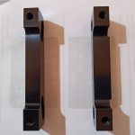 Image of the two different Wilwood front caliper bracket styles.