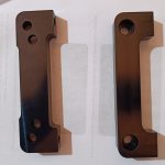 Image of the two different Wilwood front caliper bracket styles.