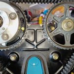 Image showing camshaft TDC timing marks.