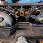Image of VVT camshaft sprockets.