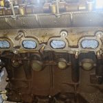 Image of LHS of engine prepped for painting.