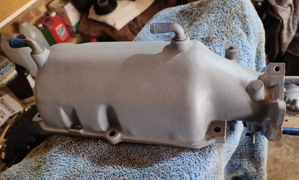 Image of primed inlet plenum.