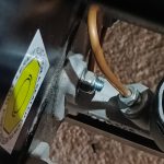 Image of newly installed brake & clutch master cylinder bolt.