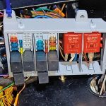 Image of fuse box installation progress