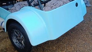 Image of fitted nearside rear wheel arch.