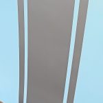 Image of rear tub silver stripe now fixed into position