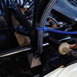 Image of rear loom installation detail.