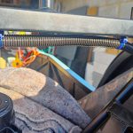 Image of rear loom installation detail.