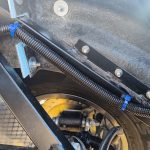 Image of rear loom installation detail.