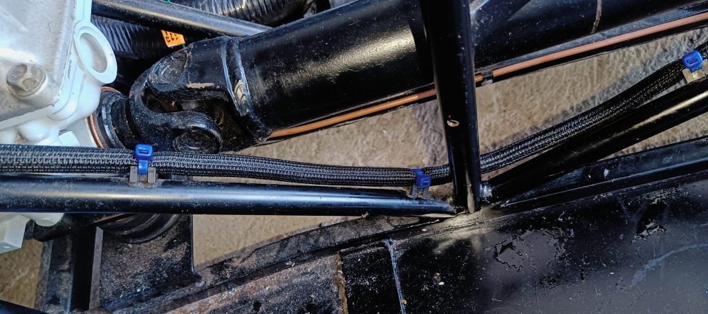 Image of tunnel loom install detail.