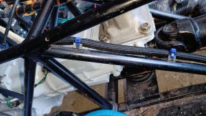 Image of tunnel loom install detail.