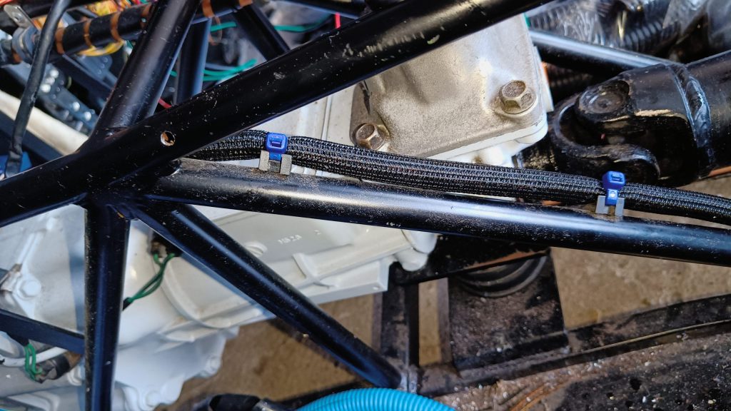 Image of tunnel loom install detail.