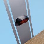 Image of rear fog light installation.