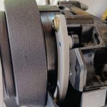 Image of 3D printed clock spring recess bracket.