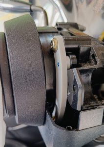 Image of 3D printed clock spring recess bracket.
