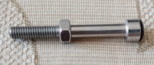 Image of clutch travel adjusting bolt.