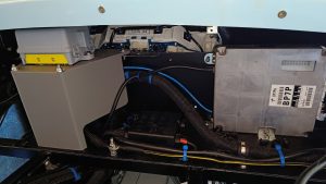 Image of under scuttle wiring fitment.
